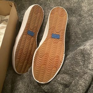 Keds double decker canvas slip ons